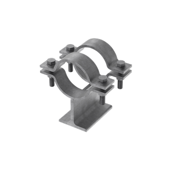 Walraven Pipe Shoe T 2-clamp (hdg)