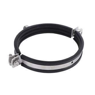Walraven Stainless Steel Pipe Clamp with Lining (M8/10)