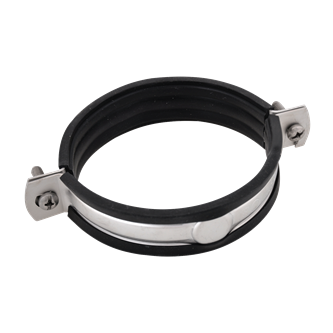 Walraven Stainless Steel Clamp with Lining for Spiral Ducts (M8)