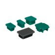 Walraven Rail End Cap green WM1 30x15mm