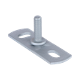 Walraven Wall Plate with Welded Stud Bolt 672 (BUP1000)